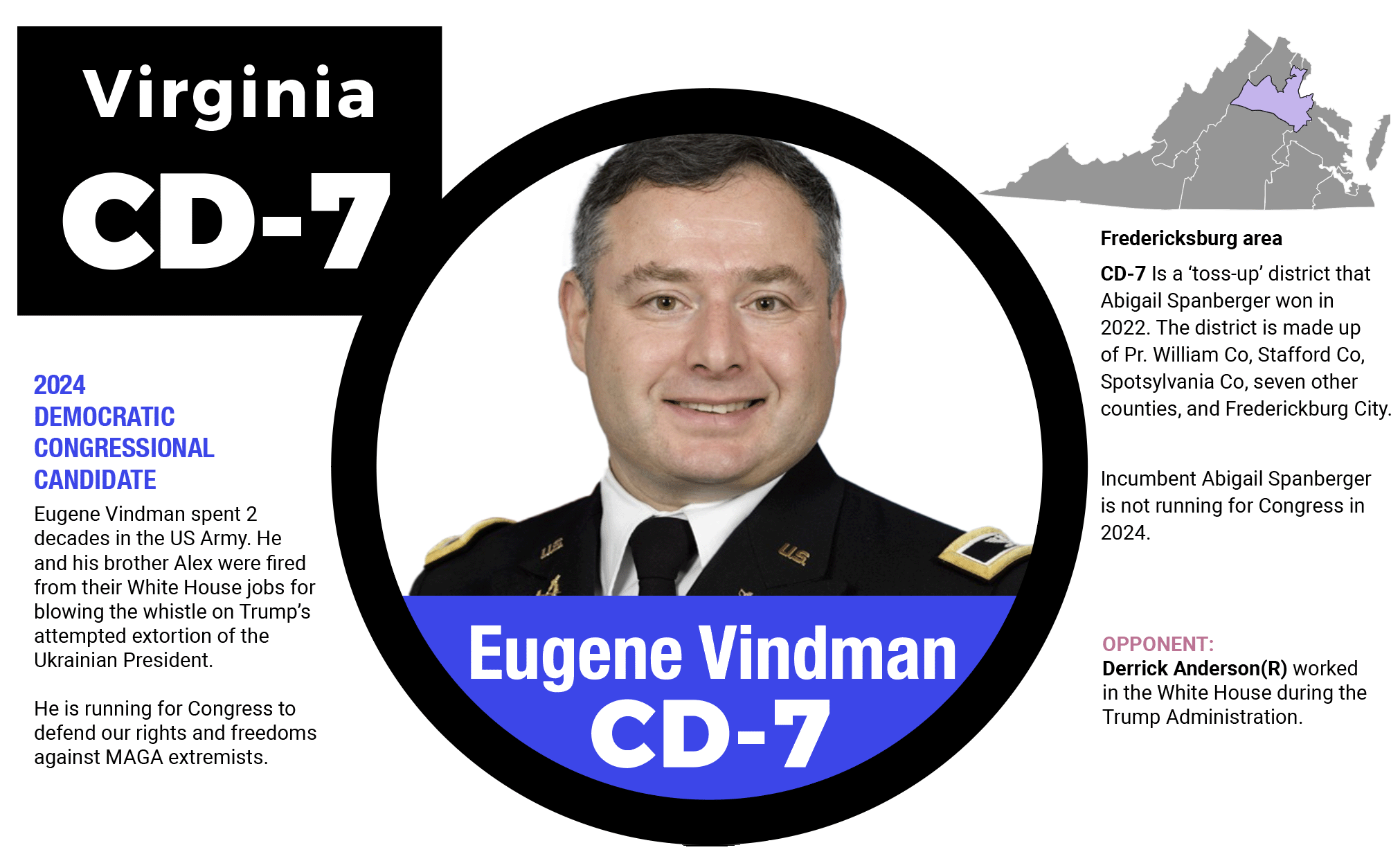 Viginia CD-7 candidate Eugene Vindman.